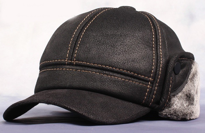 Модель №171 Кепка из натуральной кожи и искусственного меха. кепки бейсболки хулиганки шляпы