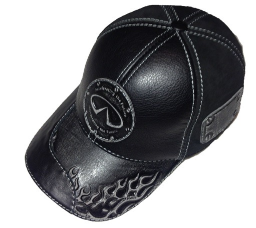 Модель №283 Шкіряна кепка бейсболка Infiniti. кепки бейсболки хулиганки шляпы
