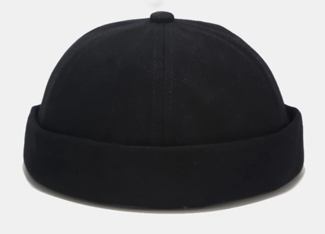 Модель №460 Черная докерка. кепки бейсболки хулиганки шляпы